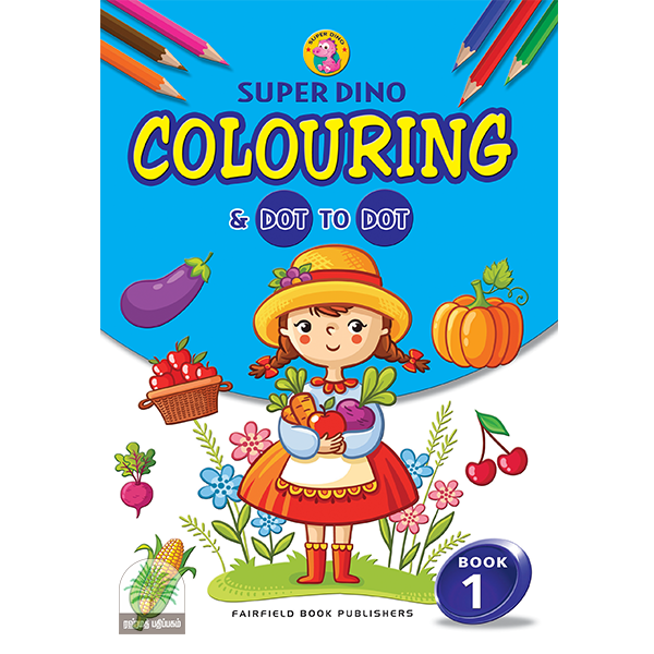 Super Dino Colouring & Dot to Dot (Book-1)